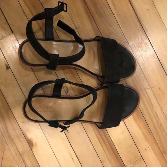 COS black short heel sandals 8/39 - Picture 3 of 5